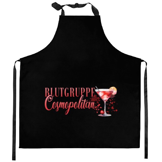 Cocktail Bartender Blutgruppe Cosmopolitan Kitchen Aprons