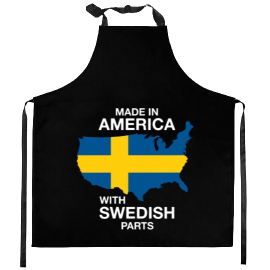 Made In America With Swedish Parts Kitchen Aprons