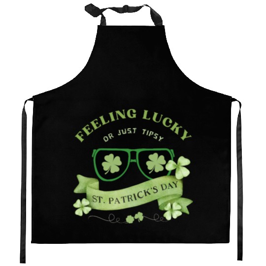 Feeling Lucky or Just Tipsy – St. Patrick’s Day Kitchen Aprons