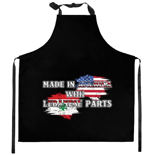 Made In America With Lebanese Parts US Kitchen Aprons