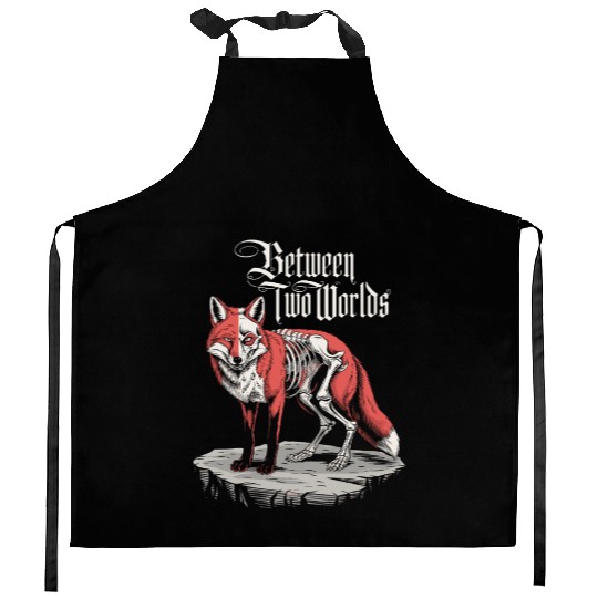Dark Cottagecore Between Two Worlds Fox Kitchen Aprons