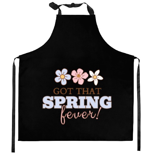 Got that Spring fever cute floral design Kitchen Aprons