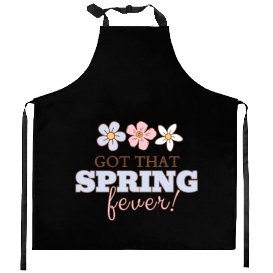 Got that Spring fever cute floral design Kitchen Aprons