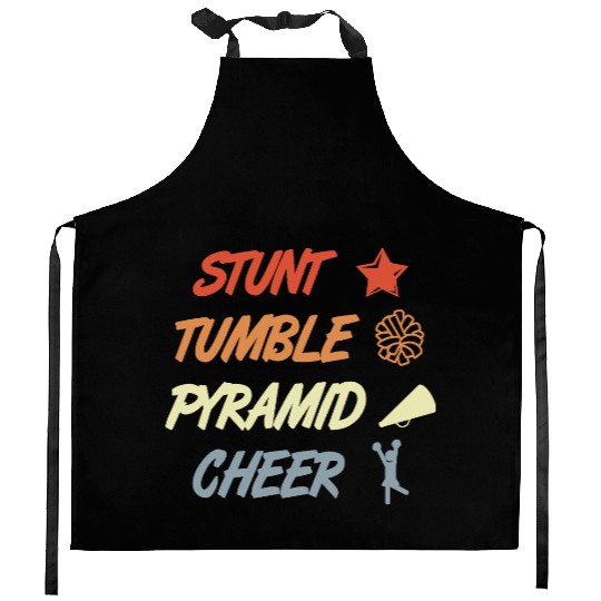 Vintage Cheerleading Saying Kitchen Aprons
