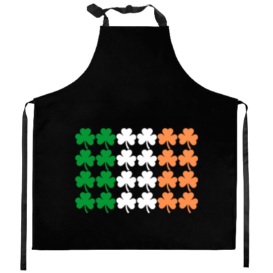 Ireland Shamrock Flag Kitchen Aprons
