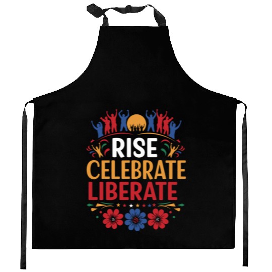 Rise, Celebrate, Liberate: Juneteenth Freedom Kitchen Aprons