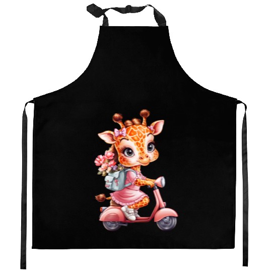 Giraffe Kitchen Aprons