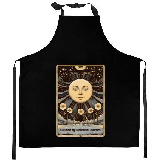 Vintage Tarot Card The Planet Kitchen Aprons