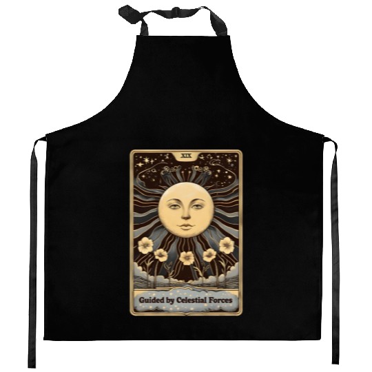 Vintage Tarot Card The Planet Kitchen Aprons