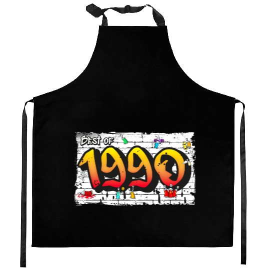 Best of 1990 Graffiti – 35 Years of 90s Vibes Kitchen Aprons