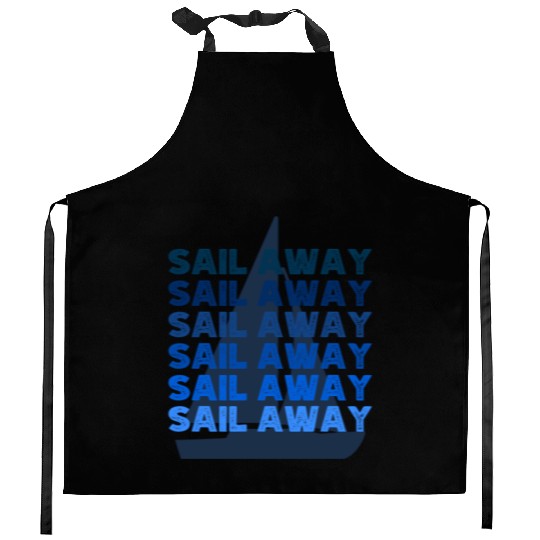 Sail Away Boat Kitchen Aprons