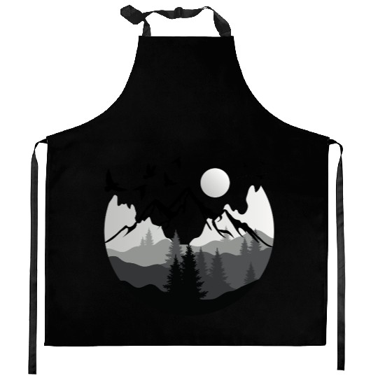 Beautiful Nature | Wilderness Landscape Adventure Kitchen Aprons