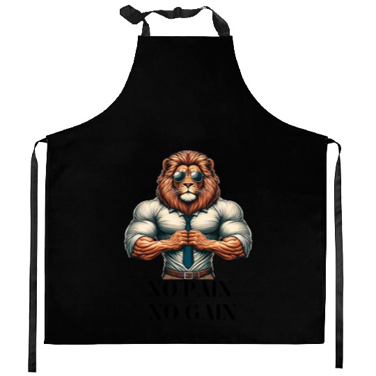 Hakunas No Pain No Gain Kitchen Aprons