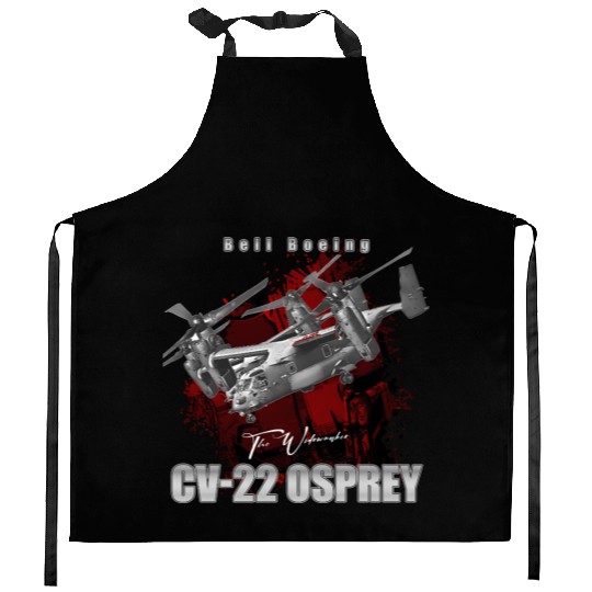 CV22 Osprey Us Air Force Hybrid Aircraft Kitchen Aprons