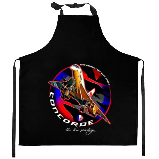 Concorde Supersonic Legendary Aircraft Kitchen Aprons