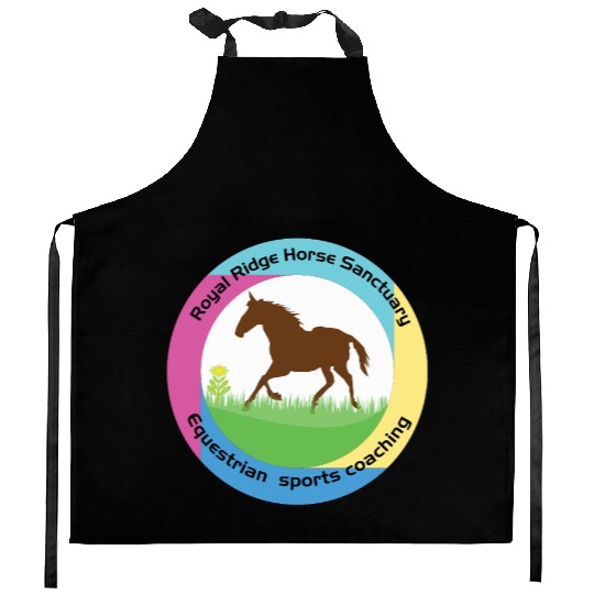 Equestrian sports coaching Kitchen Aprons
