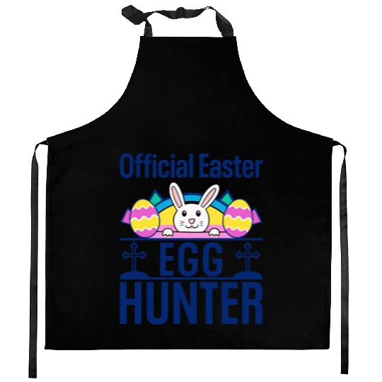 Official Easter Egg Hunter Bunny Funny lover Kitchen Aprons
