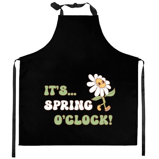 It's Spring o' clock! Floral Design Kitchen Aprons