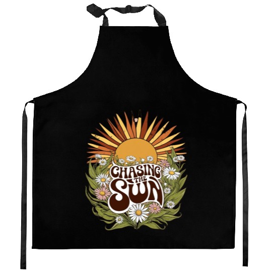 Chasing the Sun Sunflower Kitchen Aprons