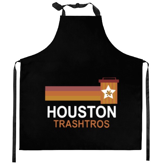 Houston Trashtros Asterisks Kitchen Aprons