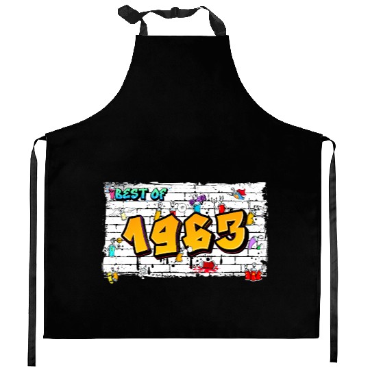 Retro 1963 Graffiti – 62 Years of Iconic Edge Kitchen Aprons
