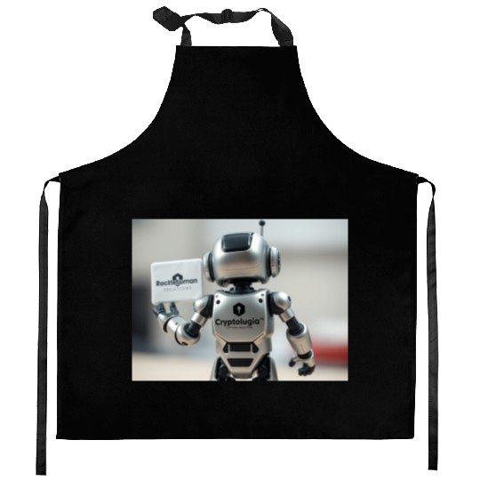 Rocketman Robot Kitchen Aprons