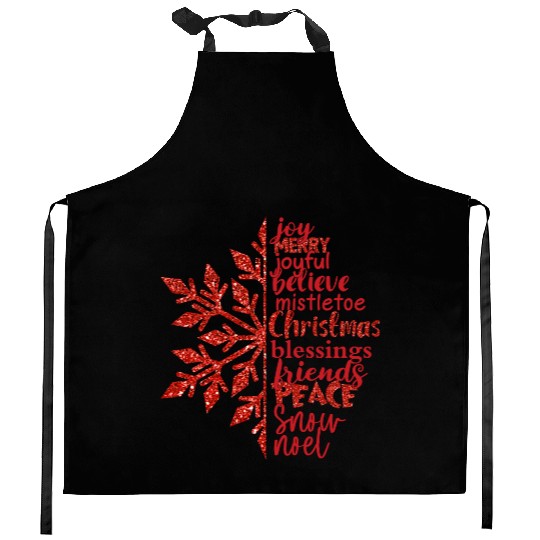 Queen bundle Christmas snowflake sublimation Kitchen Aprons