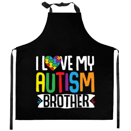 Autism Awareness Gift Sister Brother Kitchen Aprons