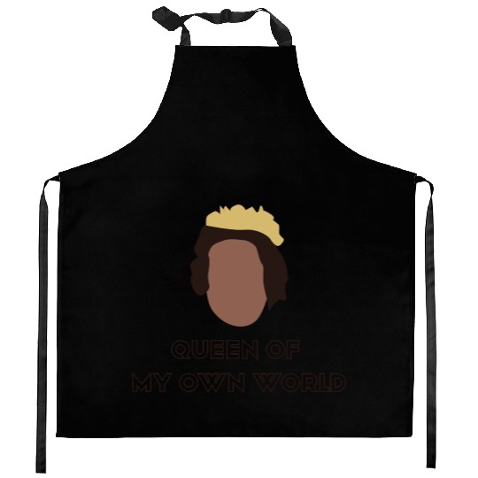 Queen of My Own World - Women's Day Kitchen Aprons