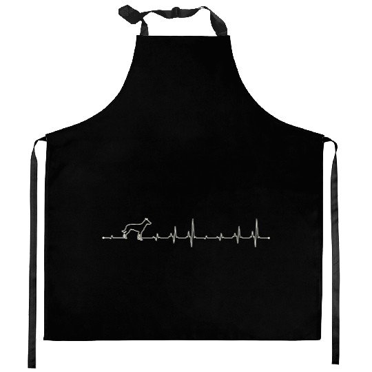 Heartbeat Belgian malinois dog Kitchen Aprons