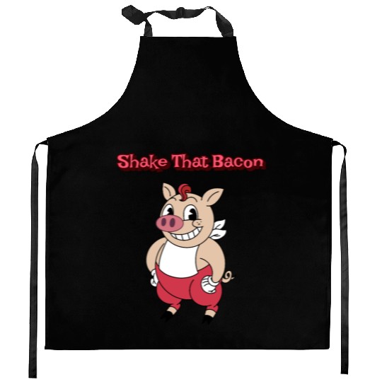 Dancing Pig | Shake That Bacon | Unisex | Kitchen Aprons