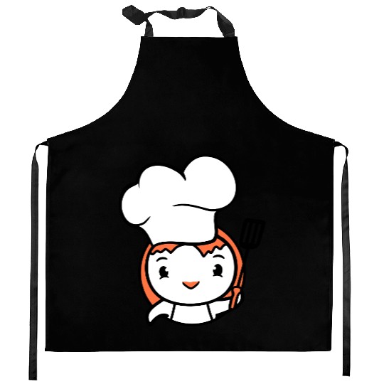 Bird Chef Cap Duck Delicious Hungry Eat Sweet Cute Kitchen Aprons