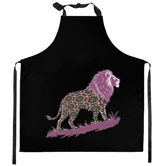 Star of David Pattern 1 Lion of Judah Kitchen Aprons