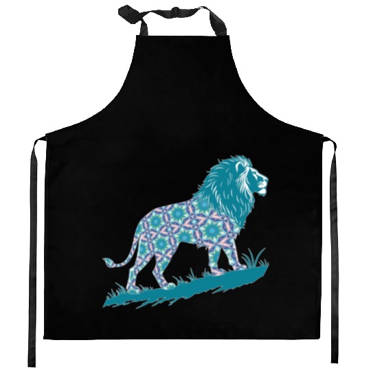 Star of David Pattern 8 Lion of Judah Kitchen Aprons