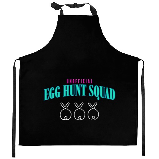 Unofficial Egg Hunt Squad Easter Kitchen Aprons