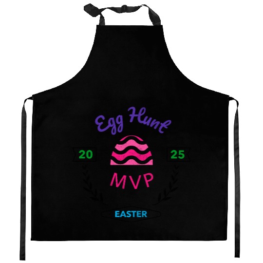 Egg Hunt MVP Easter 2025 Kitchen Aprons