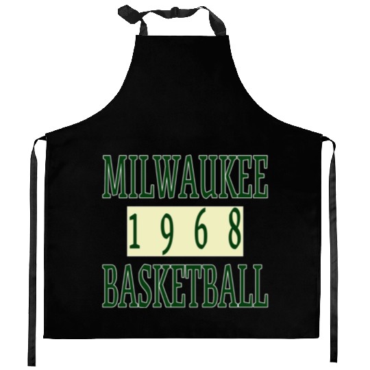 Milwaukee Basketball 1968 Classic Kitchen Aprons
