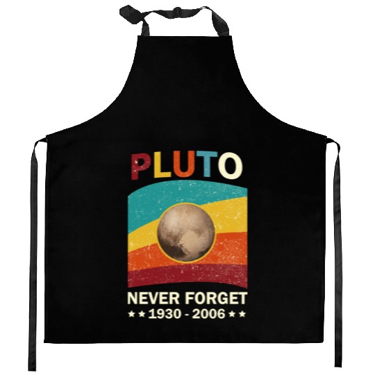 Pluto Never Forget Tribute 1930-2006 Kitchen Aprons