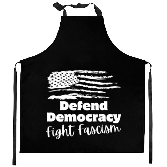 Defend Democracy Kitchen Aprons