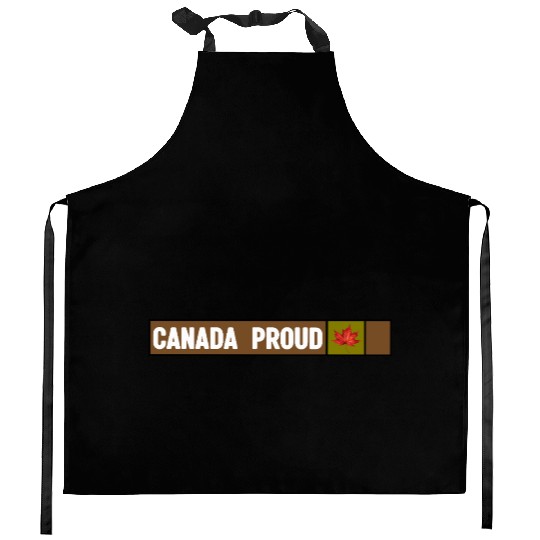 Canada Proud Camo Kitchen Aprons
