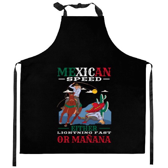 Mexico Themed Costume For Hispanic Heritage Month Kitchen Aprons