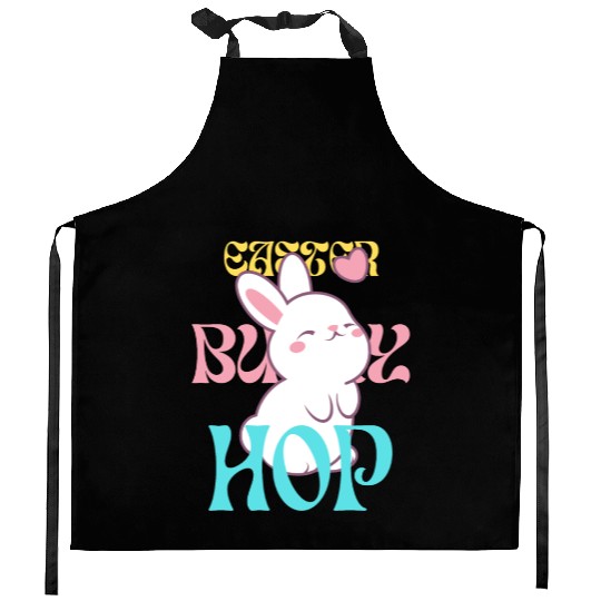 Easter Bunny Hop - Holiday Kitchen Aprons