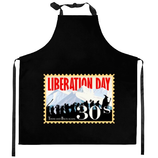 Liberation Day, There & Back Again 1930's Kitchen Aprons