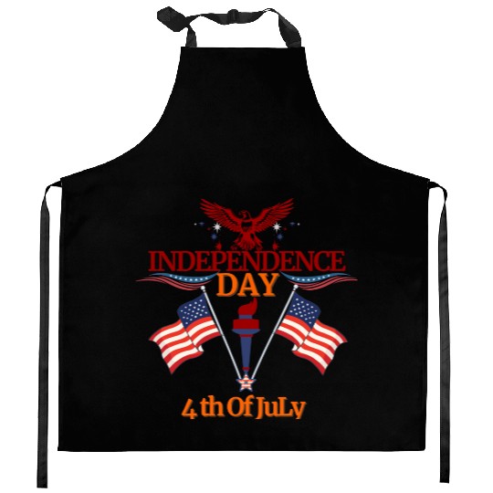 INDEPENDENCE DAY july 4th Kitchen Aprons