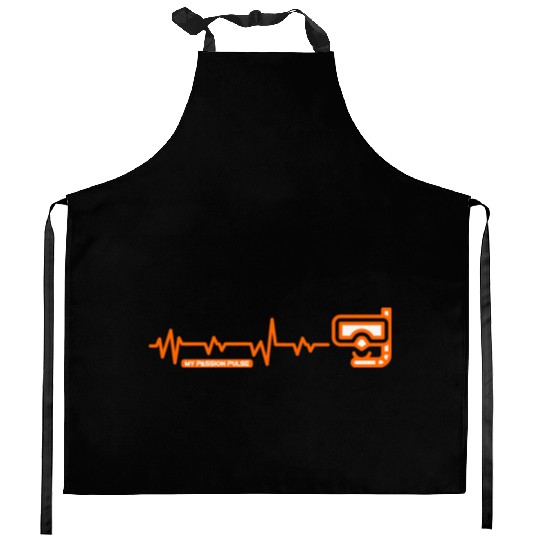 Passion Pulse : Scuba Diving Kitchen Aprons
