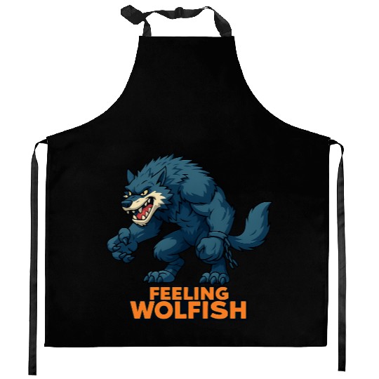 Medieval Knight, Wizard and Monster Kitchen Aprons