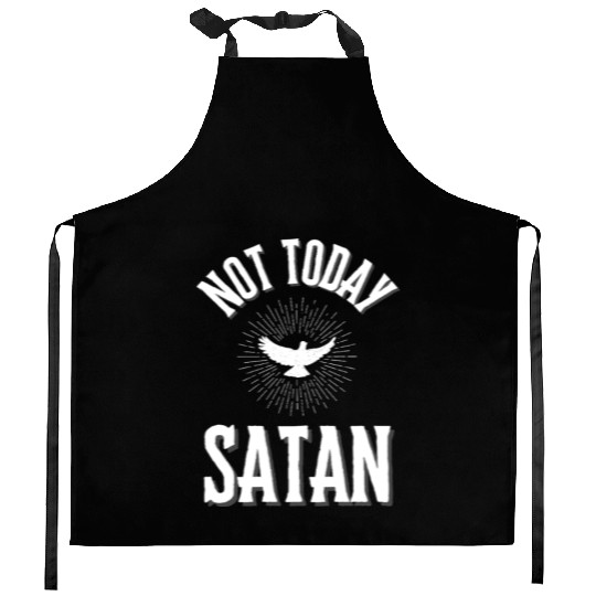 Not Today Satan Kitchen Aprons