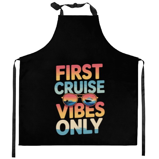 Cruise Rookie Ocean Adventure First Voyage Kitchen Aprons