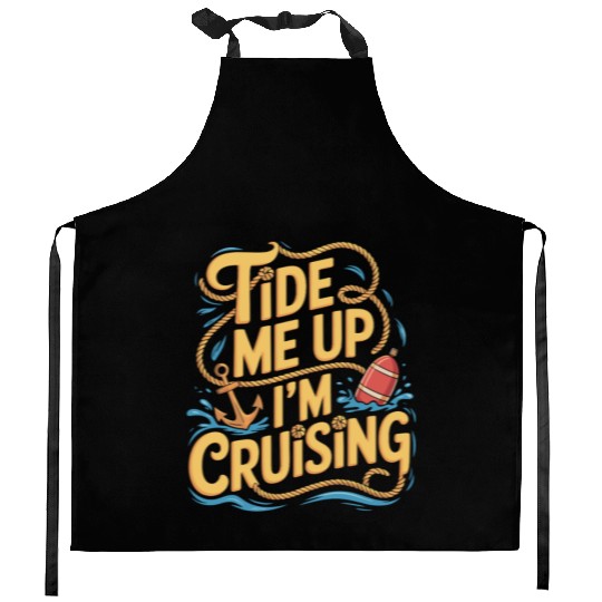 Cruise Rookie Ocean Adventure First Voyage Kitchen Aprons