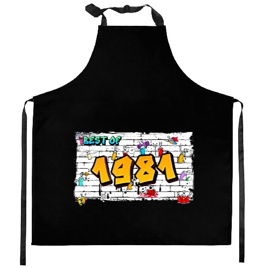Best of 1981 Graffiti – 44 Years of Rebel Style Kitchen Aprons